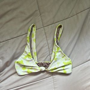 acacia knotted bikini top